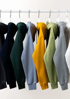 400G Heavy-duty Velvet Autumn and Winter Hooded Sweater Multi-color Solid Color Simple and Thick Sports Hoodie for Men and Women