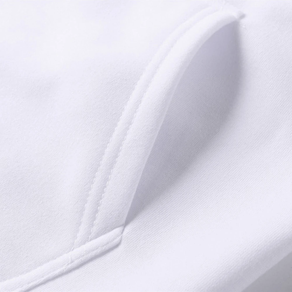 Blank Fleece Pullover Hoodie Men Fashion Hooded Sweatshirt Unisex Black White Hoodies For Men Sudaderas Para Hombres Polerones - Image 3