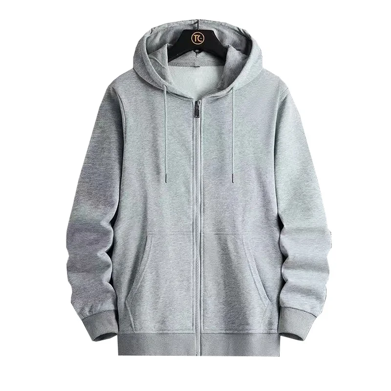 Zipper Hoodies Autumn Winter Men's New Long Sleeve Hooded Sweatshirt Fashion Casual Male Outfit Sportwear Loose Fit Clothes - Image 6