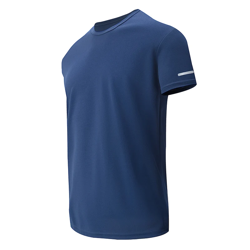 1/2 Piece Men's Four Season Short Sleeved Quick Drying Sports And Fitness Comfortable Plus Size Youth Casual Basic T-shirt - Image 2