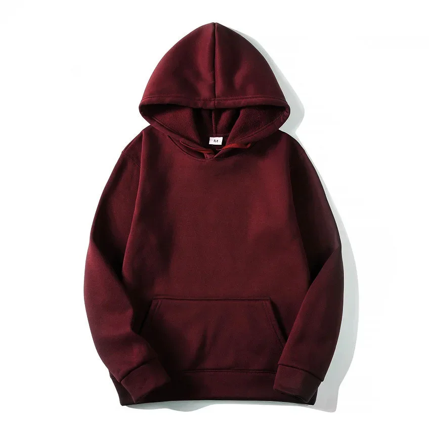 Men's women's Solid Color Hooded Sweaters Men's Warm Sweater Fashionable Street Clothing Loose Breathable Jersey Brand Hooded - Image 5
