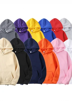 Men's Women's Hoodie Fashion Male Casual Hoodies Sweatshirts Men's Solid Color Hoodies Sweatshirt Tops