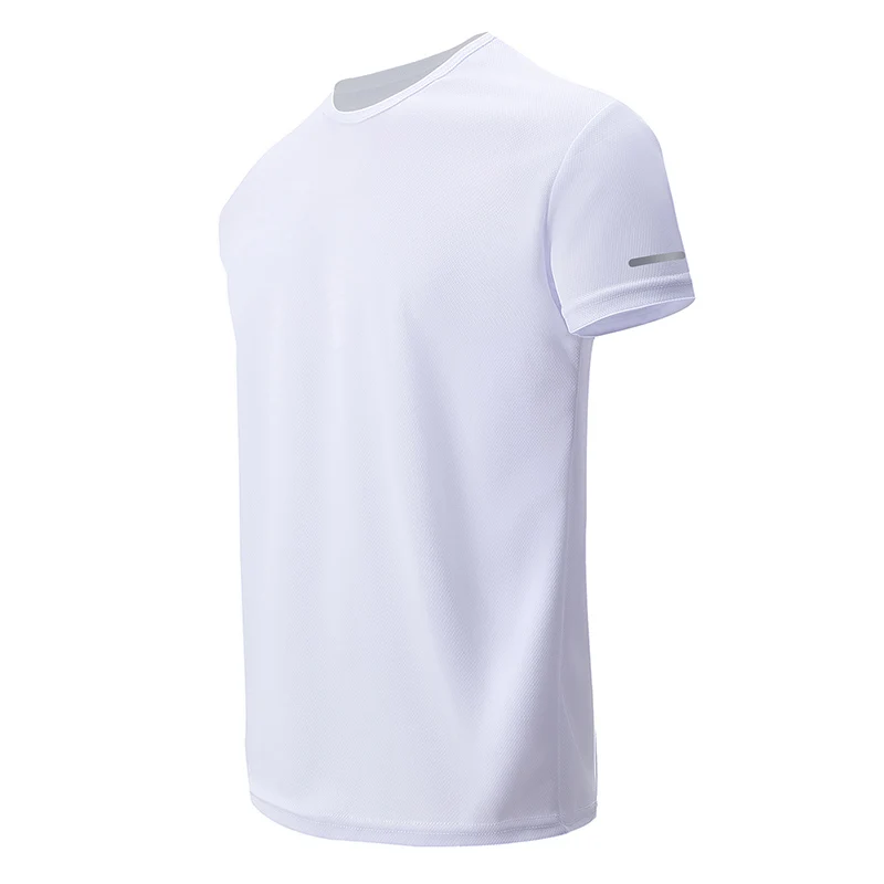 1/2 Piece Men's Four Season Short Sleeved Quick Drying Sports And Fitness Comfortable Plus Size Youth Casual Basic T-shirt - Image 4