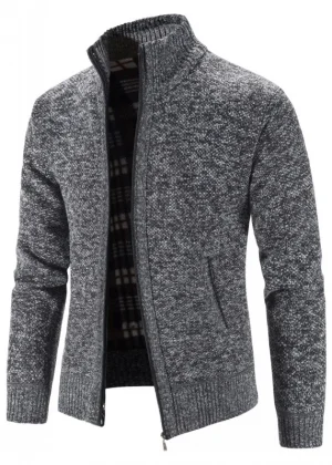 New Spring Autumn Knitted Sweater Men Fashion Slim Fit Cardigan Men Causal Sweaters Coats Solid Single Breasted Cardigan men